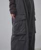 MUSINSA STANDARD WOMAN Pigment Wide Cargo Pants [Charcoal Grey]