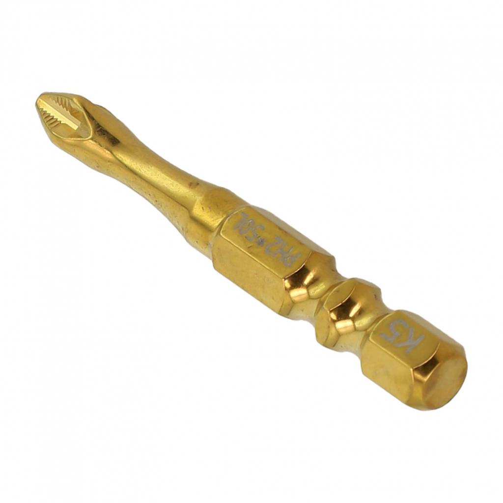 High Hardness K5 PH2 Magnetic Batch Head Cross Screwdriver Bit Anti Breakage