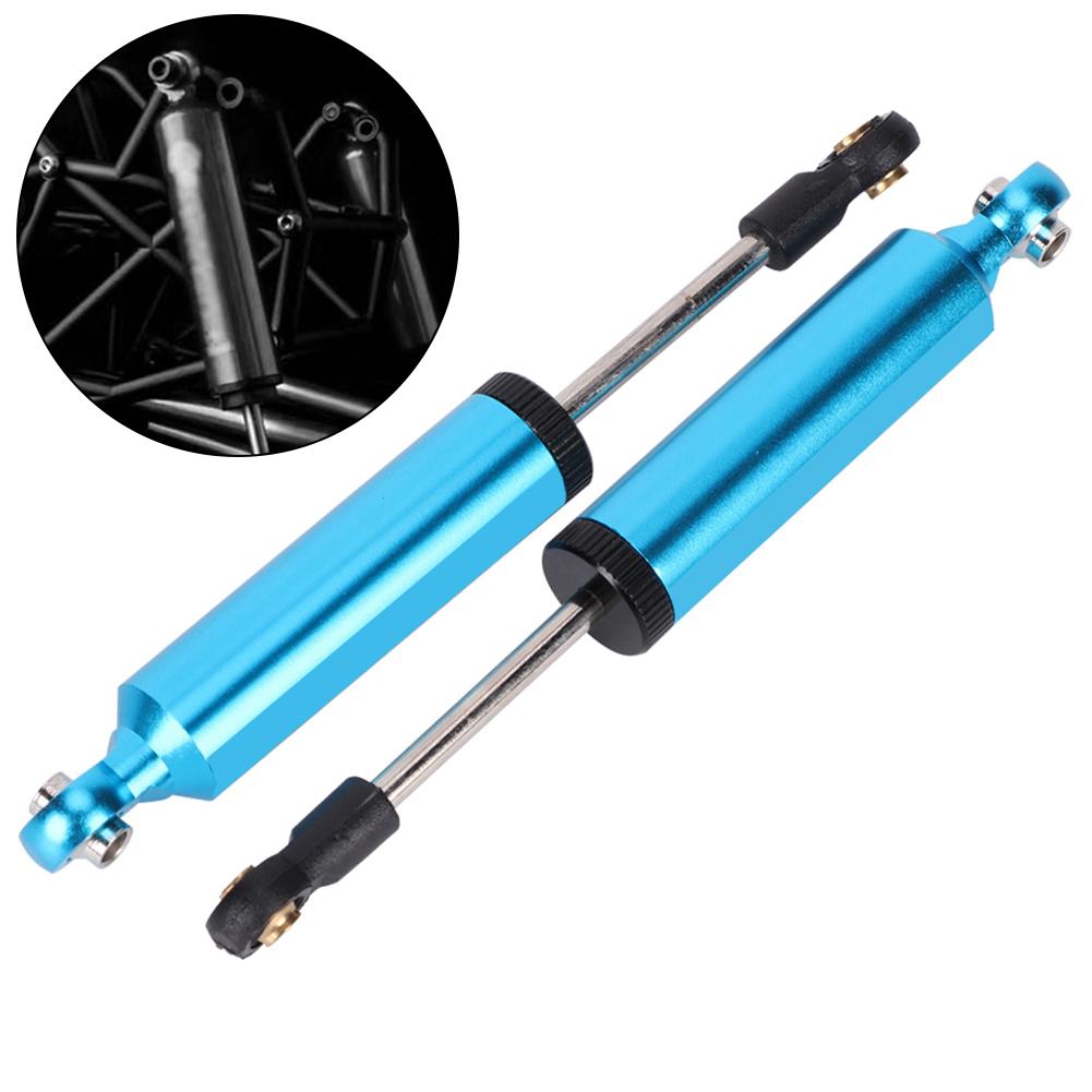 2pcs Aluminum Alloy Shock Struts Damper Fit for SCX10 TRX4 1 10 RC Car AccessoryBlue