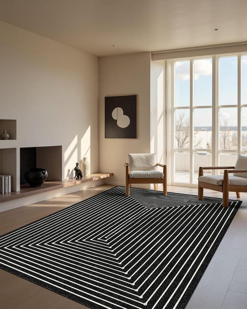 Carpet for Living Room Modern Abstract Washable Rug Sofa Coffee Bedroom Bedside Anti-slip Floor Mat Boho Home Decor Alfombra