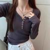 2026 Early Autumn Slimming Long Sleeve T-Shirt for Students