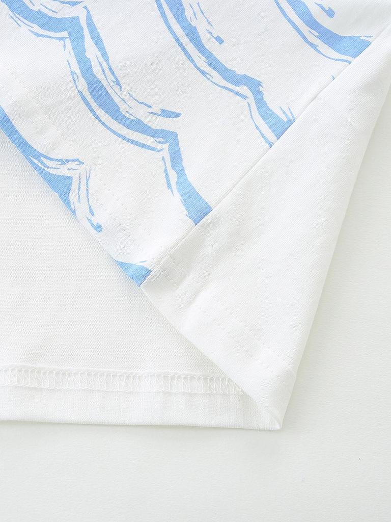 Summer Boys' European-Style Short-Sleeve Printed T-Shirts for Toddlers & Kids