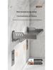 Wall-Mounted Kitchen Spice Rack: No-Punch, Moisture-Proof, Durable Microwave Oven Storage Shelf.