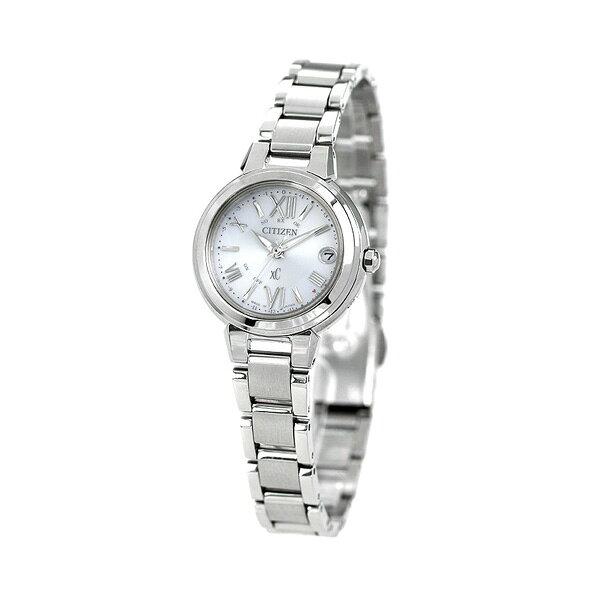2000 yen off + additionally 9 times multi-case Citizen xC Eco-Drive Radio Wave Ladies ES9430-54A Silver Watch Brand Stylish Waterproof Lightweight