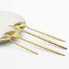 4Pcs Gold Matte Tea Spoon Cutlery Stainless Steel Coffee Spoon Silverware Small Stirring Spoon Tableware Kitchen Flatware