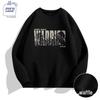 JEANSWEST CLUB Waffle Knit Crewneck Sweatshirt