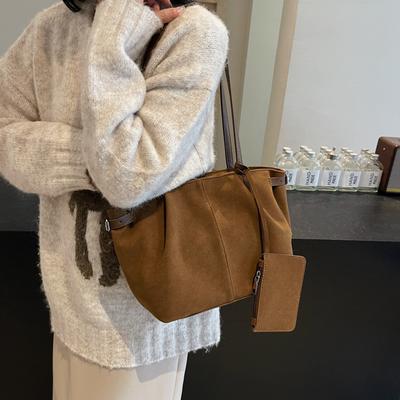 Go To Work Trend Commuter Tote Bag Retro Fashion Casual Shoulder Women'S Bag