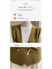High-End Autumn Cross Placket Wool Cardigan Vest