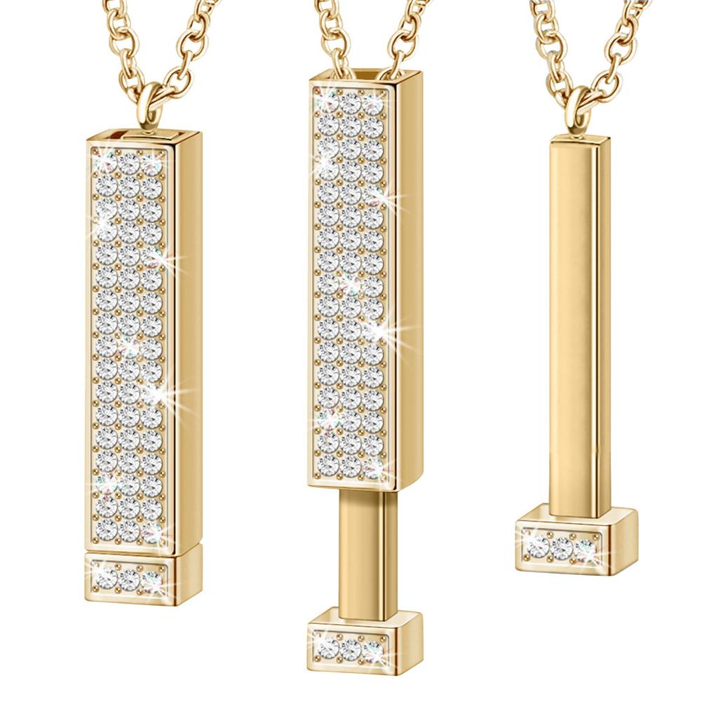 Personalized Creative Square Retractable Three-Dimensional Stick Necklace