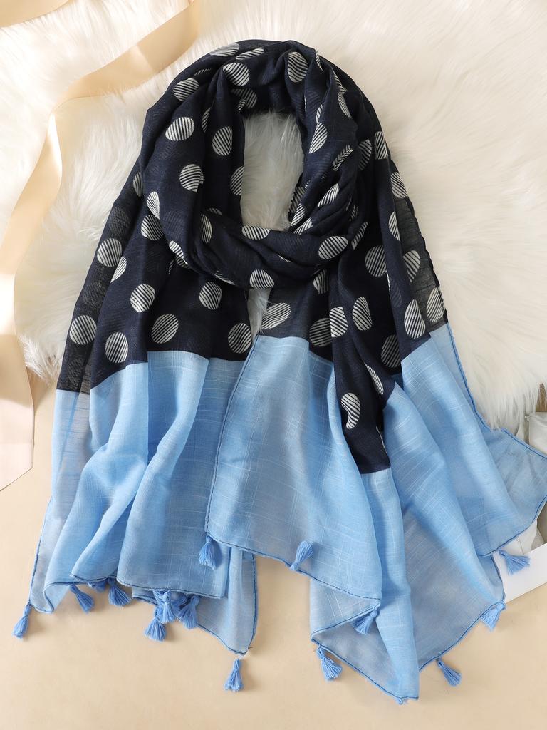 Nytt tynt bomullsskjerf for kvinner med blomstertrykk Hijab myke sjal og omslag Bohemia Kvinnelige Foulard pashmina Bandana hodeskjerf
