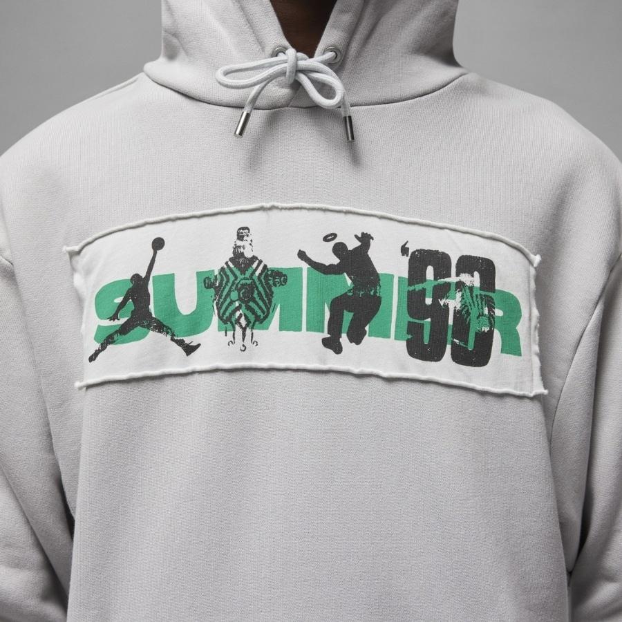 Air Jordan X UNION X Bephies Beauty Supply Fleece Hoodie Asia Sizing 'Grey Fog' Men's FD4245-097