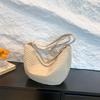 Large Capacity Stylish Simple Tote Bag Summer New Personalized Simple Shoulder Bag Retro Fashion Messenger Bag
