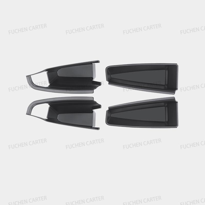For Tesla Model Y Juniper 2025 Model 3+ Highland Car Door Handle Storage Box Inner Handle All-inclusive Organizer Container Tray