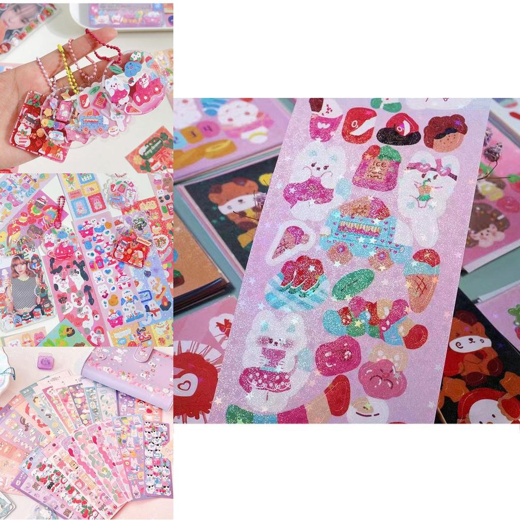 Cute And Colorful Laser Diy Star Stickers For Stationery And Decoration Wholesale