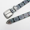Original Design Punk Y2K Rhinestone Mandala Ethnic Belt