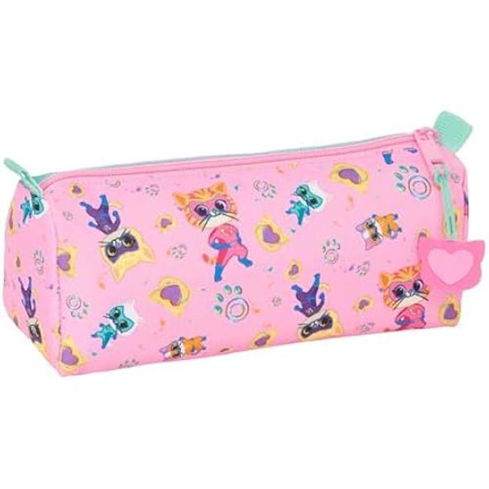 Trousse - SAFTA - SUPERKITTIES - Fermeture Éclair - Compartiment - Enfant Fille