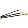 Turner Color Black Axis Design Brush Set of 3, Facial Brush, Colored Brush, Flat Brush, Nylon Bristles, GA1904B