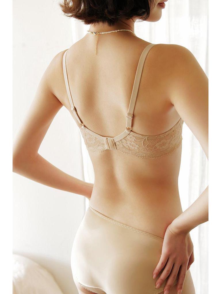 Nahtloser Spitzen-Push-Up-Bügel-BH für kleine Oberweiten