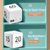 15/20/30/60 min Cube Timer Time Management Reminder Timer Durable Kitchen Timer  Exam Preparation