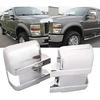 Verchromte ABS-Kunststoff Türspiegelkappen VOLL mit Blinker-Aussparung für Ford F250 F350 F450 F550 Super Duty 2008-2016