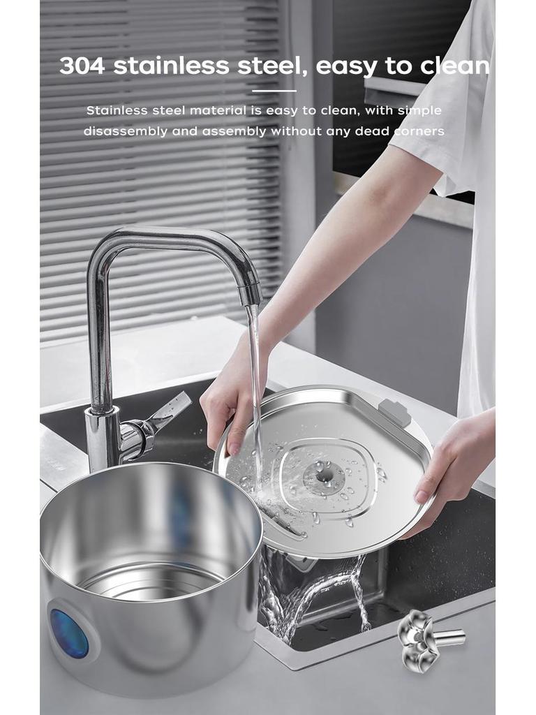 Stainless Steel 3.2L Automatic Pet Water Fountain with Filter for Cats and Dogs