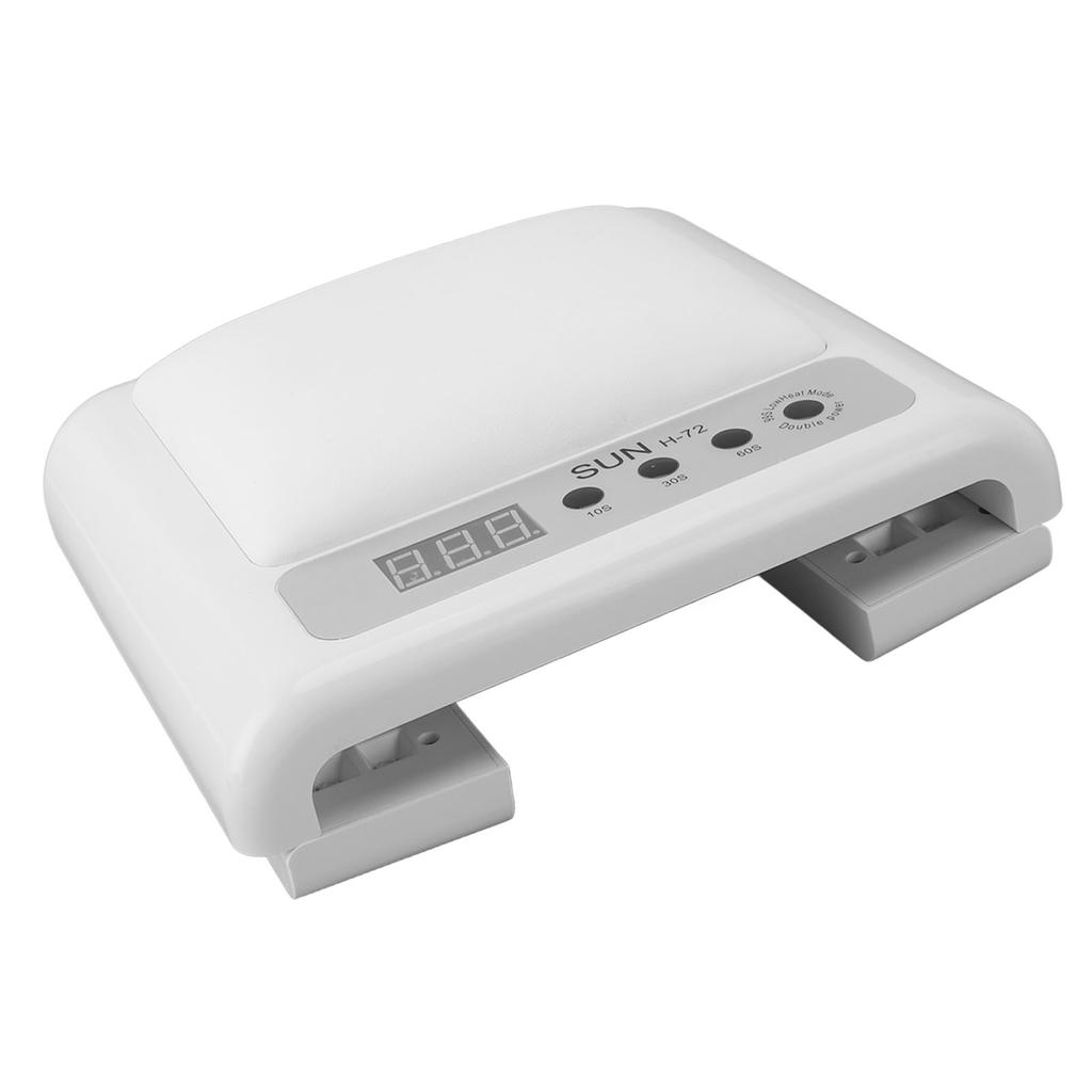 Hand Pillow Nail Lamp Gel Polish UV Curing LED Dryer Light PU Leather Foldable Portable Home Salon
