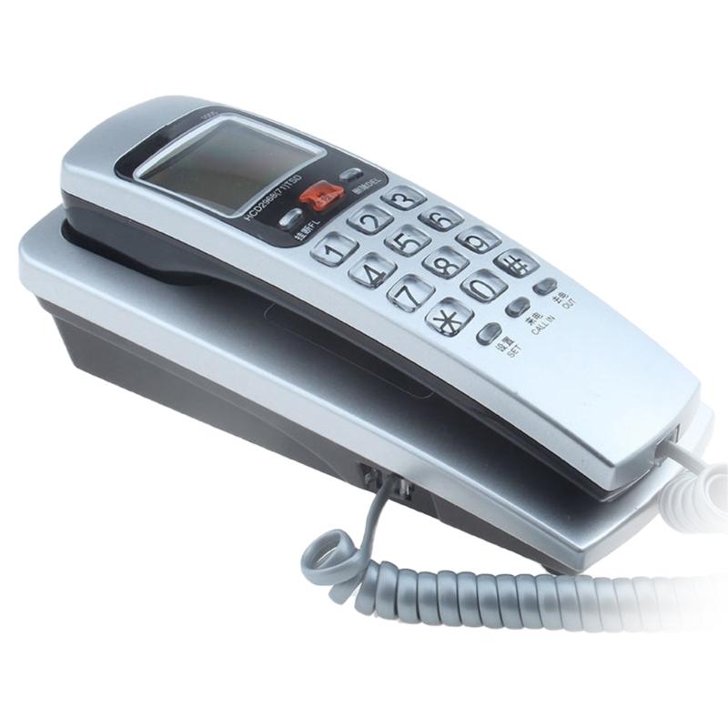 Landline Phone with FSK/DTMF Caller, Interferences Resistant for Hotel, Office and Home Use Wall Telephones