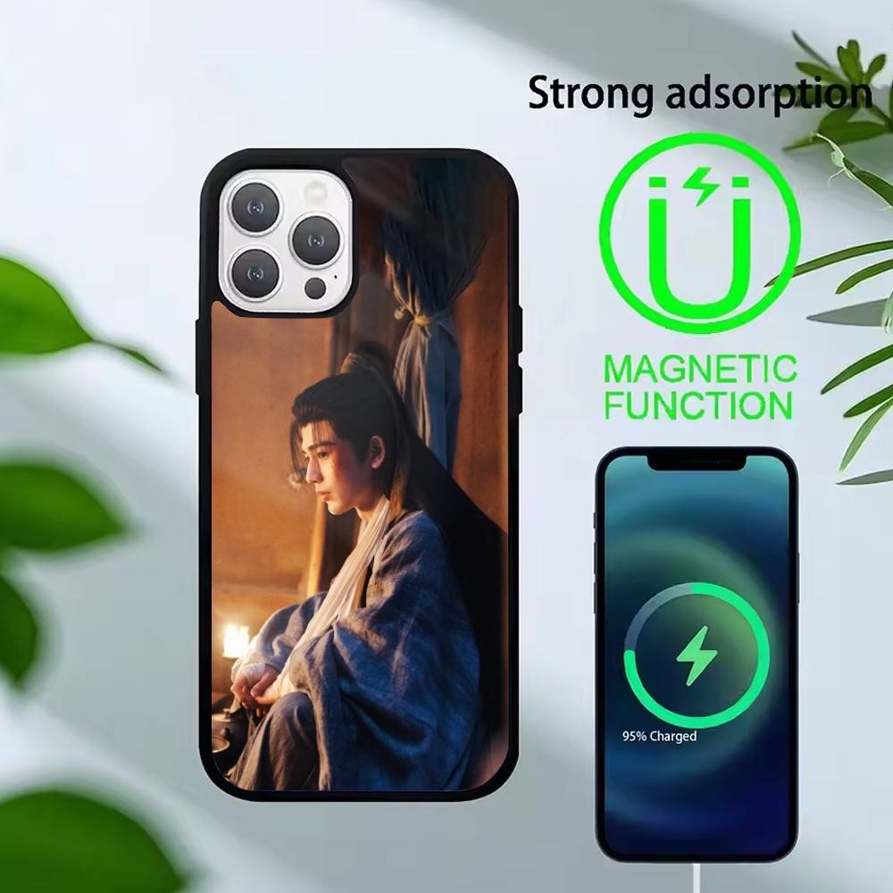 

Pursuit of Jade Phone Case For iPhone 14,16,15,13,17,12,Plus,Pro,Max Magnetic For Magsafe Frosted Cover iPhone16PROMAX