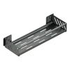 AEE2-Kitchen Small Tools Seasoning Storage Rack, Kitchen Bathroom Stainless Steel Rack, Wall Mounted, Storage Rack
