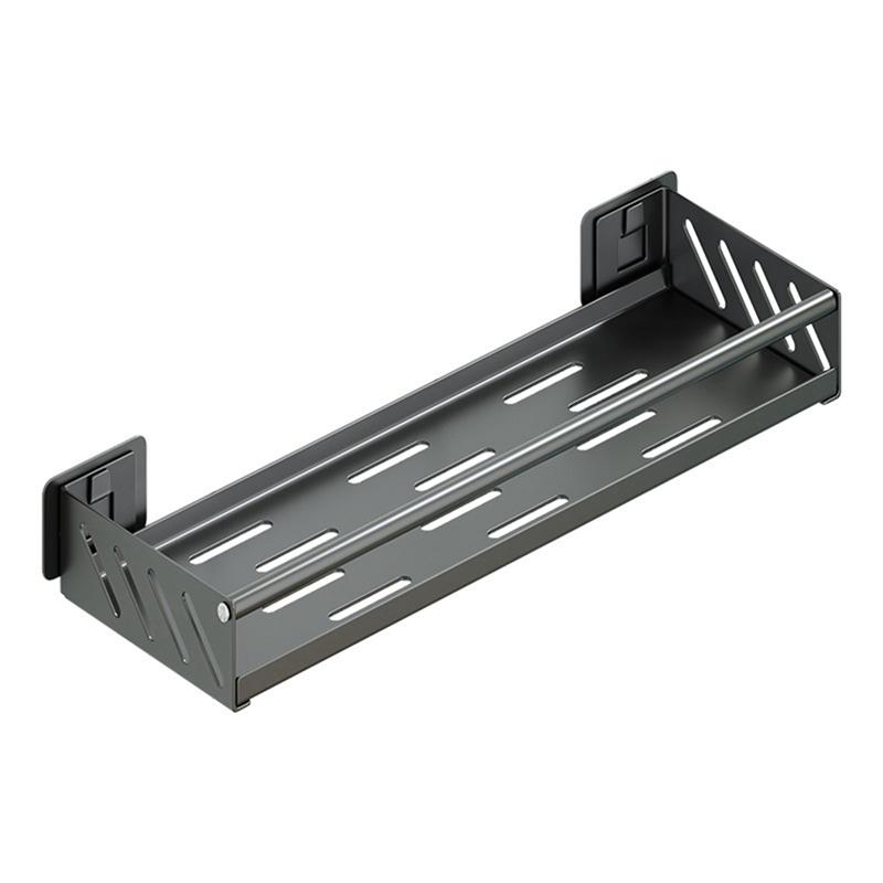 AEE2-Kitchen Small Tools Seasoning Storage Rack, Kitchen Bathroom Stainless Steel Rack, Wall Mounted, Storage Rack