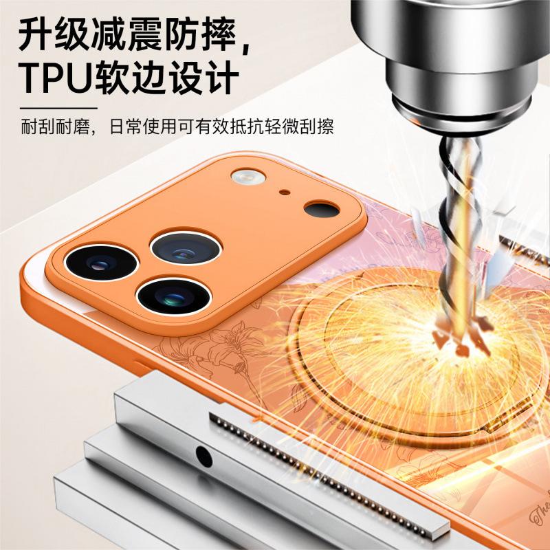 Suitable for Apple 17promax Mobile Phone Case, New iPhone14 Case 16pro Year of the Horse 15 with Lanyard Air.