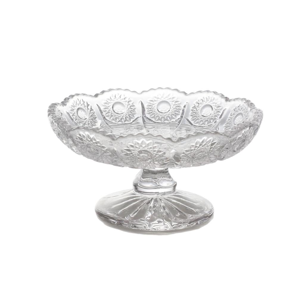 Europeisk Lett Luksus Krystallglass Kakestativ Fruktfat Snacksbrett Dessert Holder for Bryllup Høyfotet Cupcake Utstilling