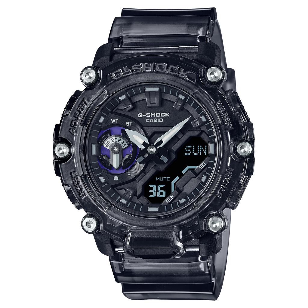 Casio Men's Resin 200M Water Resistant Digital Shock Resistant Quartz Watch GA-2200SKL-8A