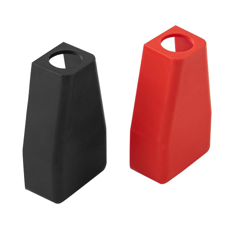 

2 шт. Чохли на клеми акумулятора автомобіля Позитивна Негативна Верхня кришка Захист Ізольований Чохол З єднувачі дроту акумулятора Гумові ковпачки