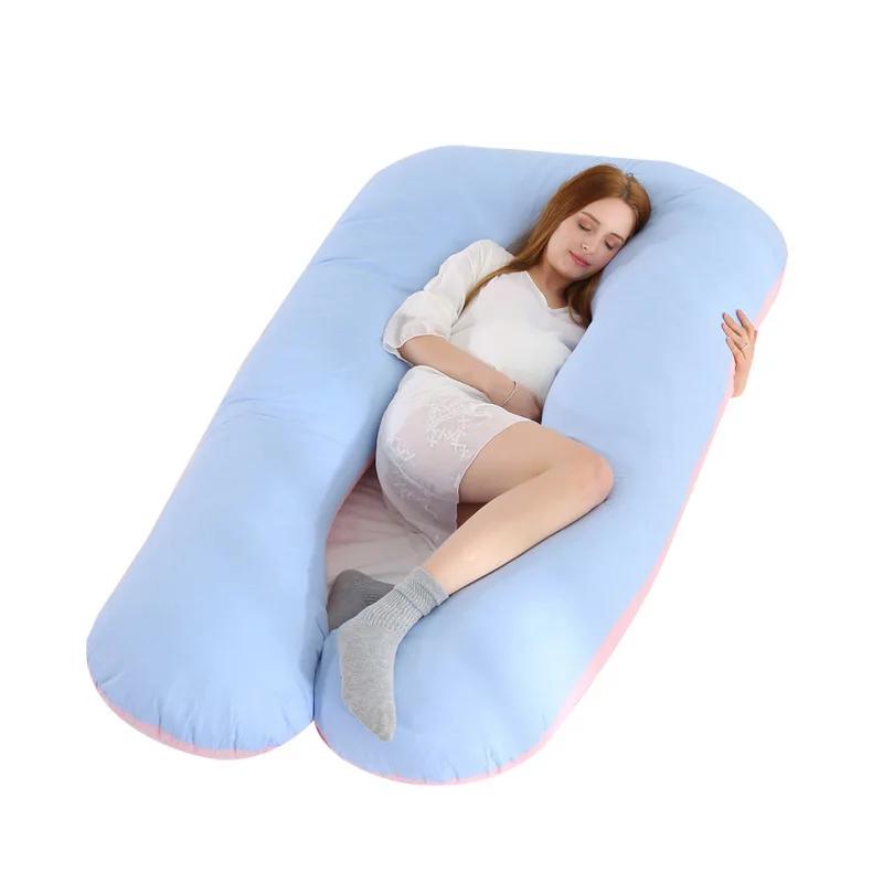 U-Shaped Maternity Pillow - Disassemblable Waist Support Pillow Core Side Sleeping Pillow for Pregnant Women Comfort & Relief
