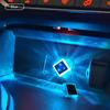 Car Interior USB Ambient Atmosphere Light LED Decorative Signal Lights Auto Reading Lamp Decorations Diamond Triangle