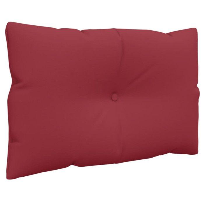 VidaXL Pallet Cushions Set of 3 Burgundy Fabric 360865