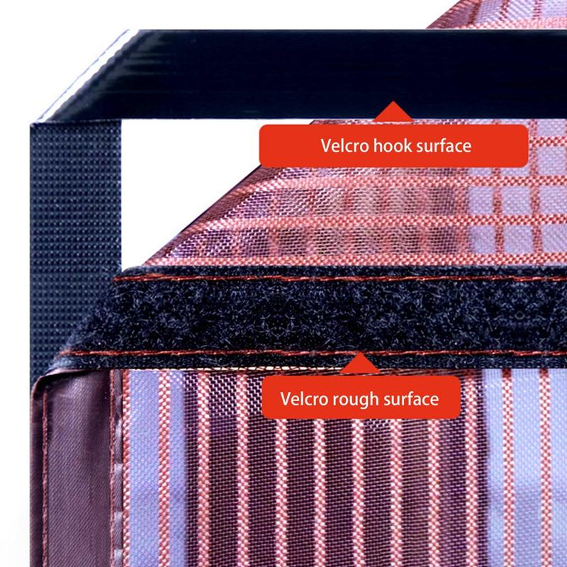 New Magnetic Screen Door Curtain Anti-Mosquito Net Fly Insect Screen Mesh Automatic Closing Easy Installation 1PC