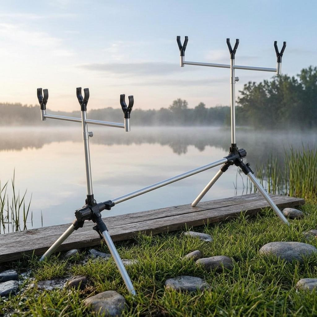 Bank Fishing Rod Stand Detachable Support Long-Lasting for Anglers