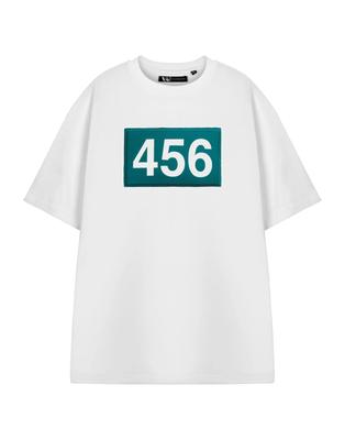 Squid Games White 456 Short Sleeved T-Shirt Unisex