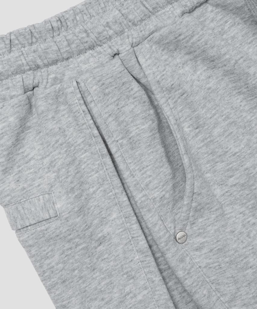 AGOD Side Tuck Snap Wide Sweatpants [Gray]