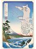 Retro japansk Samurai Cat Dog Poster Lerretsmaling Nordisk veggkunst for moderne stuedekorasjon