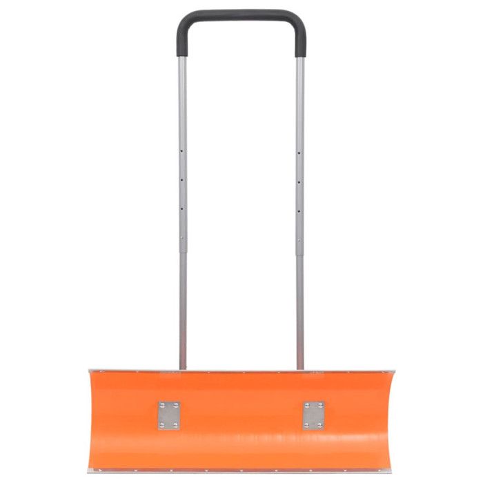 Pelle à neige avec poignée extensible orange 96cm lame en acier