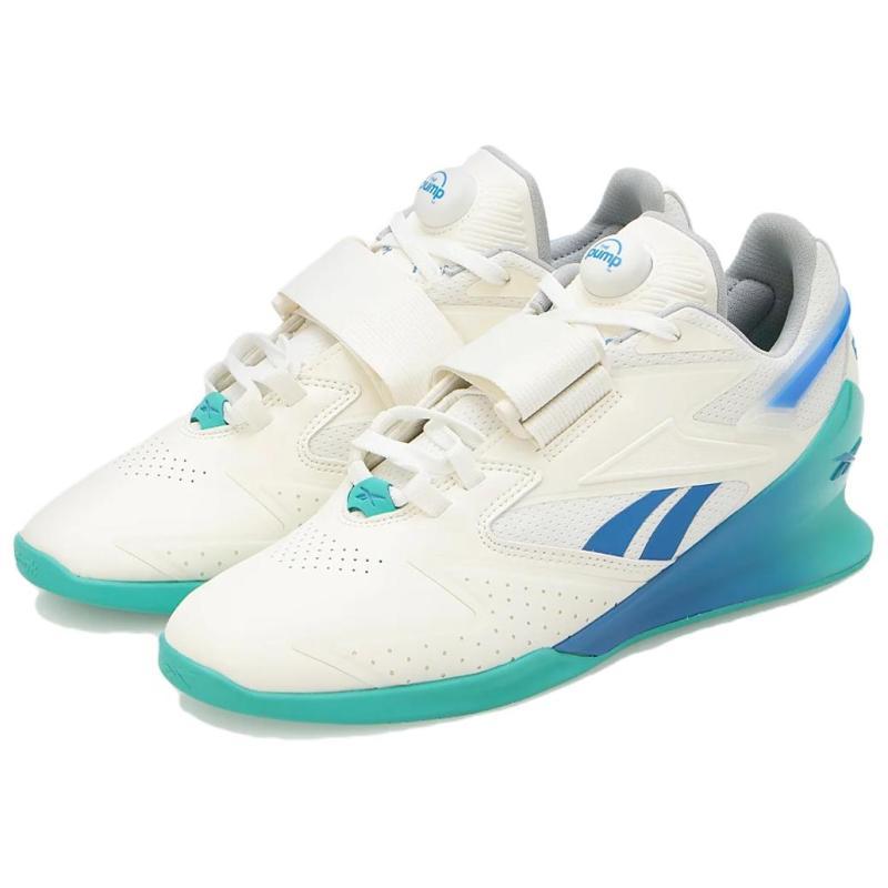 Reebok Scarpe da ginnastica Legacy Lifter 3 'Chalk Unleashed Green Blue' 100201520