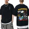 Cactus Jack Tshirt Summer Streetwear Hot Sale Look Mom I Can Fly T Shirt UnisexHip Hop Style T-shirts 100% Cotton Tees