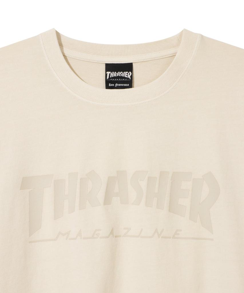 Treasure Magazine Pigment-Dyed Short Sleeve T-Shirt Cream