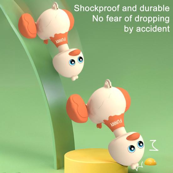 Kids Walking Duck Toy Press Go Inertial Drive Pull Back 360 Degrees Rotatable Head Duck