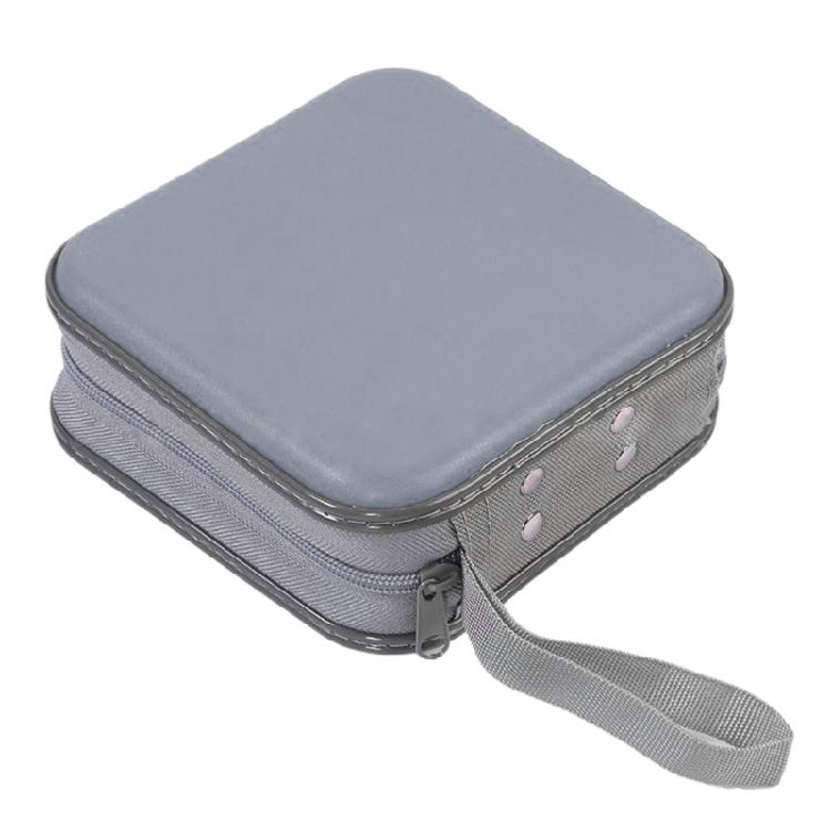 

DVD Case 48 Capacity CDs Case Holder Storage Hard Plastic DVD CDs Wallets Holder сірий