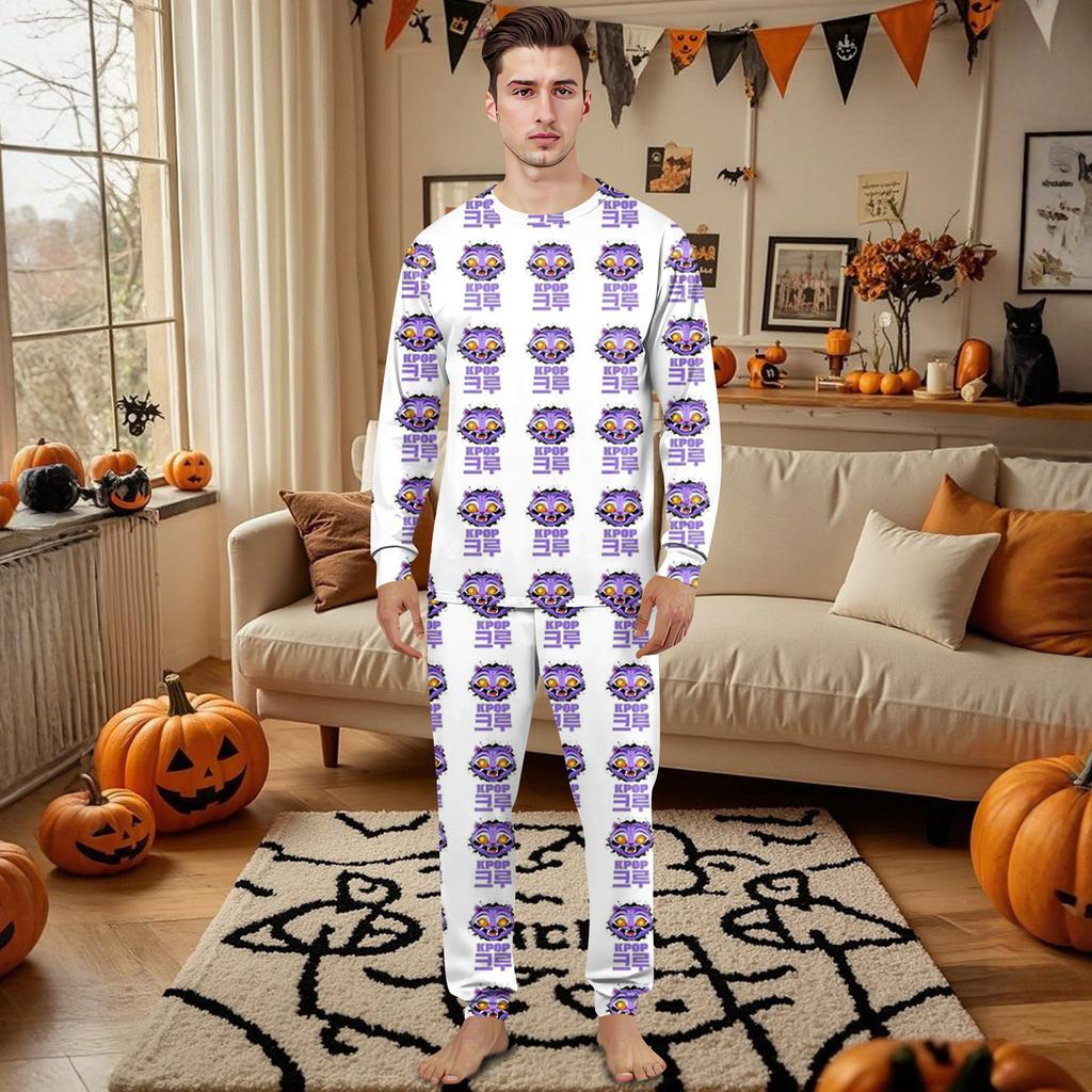 Prints Family Matching Long Sleeve Tops+Pants Set Family Matching Sets