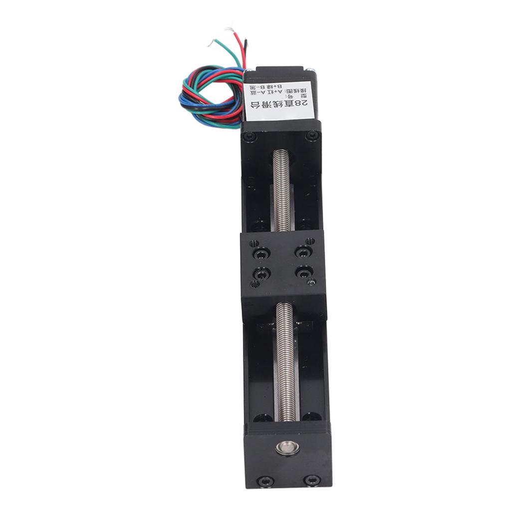 Linear Slide Table High Accuracy Ballscrew Sliding Motion Stage Linear Guide Rail 100mm Stroke T6x4